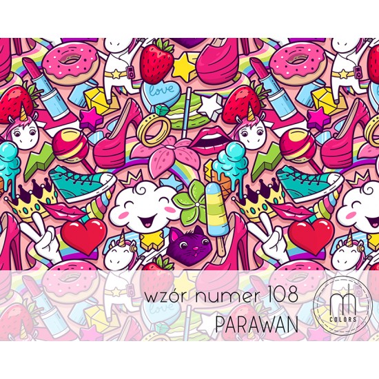 Parawan Sweet Pink