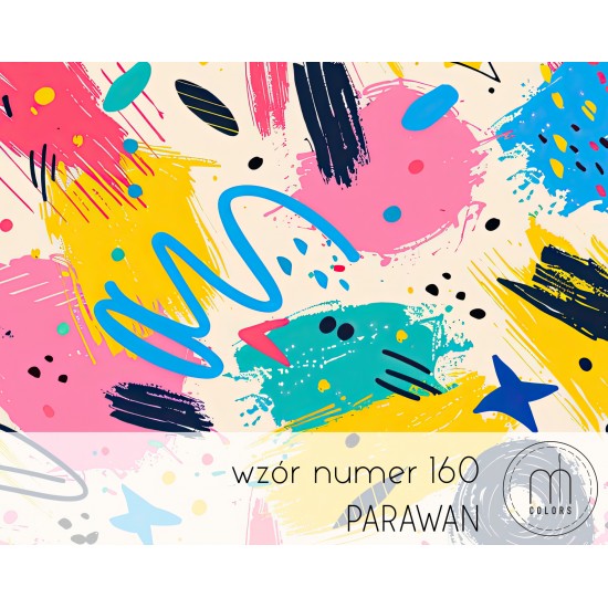 Parawan Kolorowe Wzory Abstrakcja
