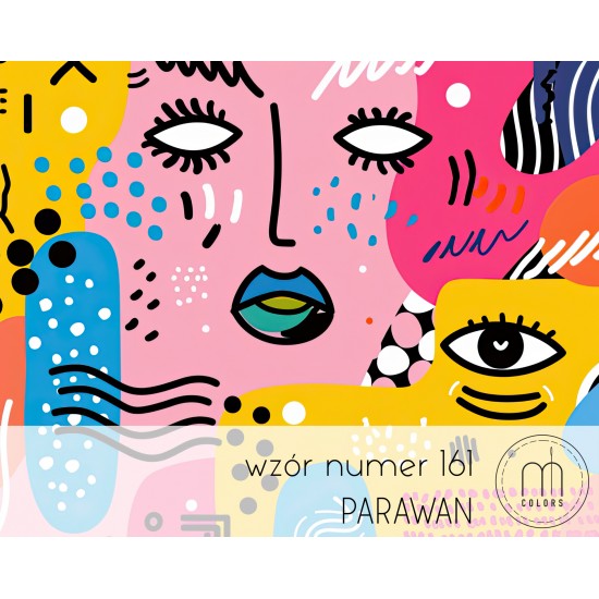 Parawan Abstrakcja Modern 
