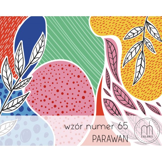 Parawan Kolorowe Plamy